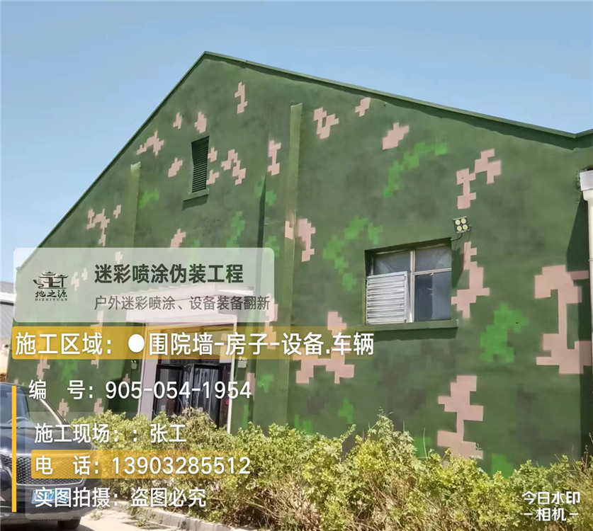 抚顺外墙数码迷彩漆施工报价清单（100㎡标准墙面测算）